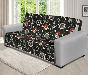 Pirate Theme Pattern Print Futon Protector