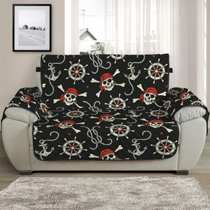 Pirate Theme Pattern Print Half Sofa Protector