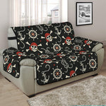 Pirate Theme Pattern Print Half Sofa Protector