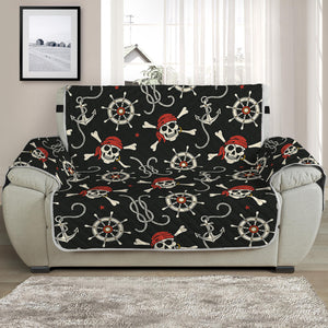 Pirate Theme Pattern Print Half Sofa Protector