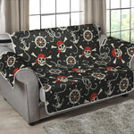 Pirate Theme Pattern Print Loveseat Protector