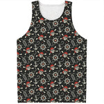 Pirate Theme Pattern Print Men's Tank Top