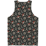 Pirate Theme Pattern Print Men's Tank Top