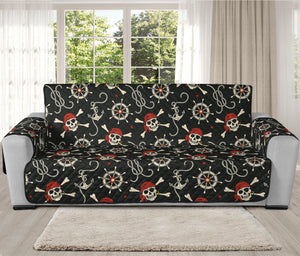 Pirate Theme Pattern Print Oversized Sofa Protector