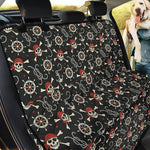 Pirate Theme Pattern Print Pet Car Back Seat Cover