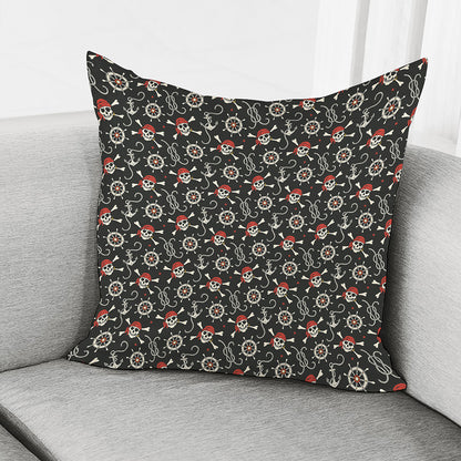 Pirate Theme Pattern Print Pillow Cover