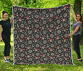 Pirate Theme Pattern Print Quilt