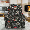 Pirate Theme Pattern Print Recliner Slipcover