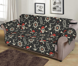 Pirate Theme Pattern Print Sofa Protector