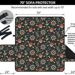 Pirate Theme Pattern Print Sofa Protector