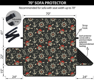 Pirate Theme Pattern Print Sofa Protector