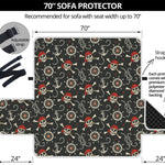 Pirate Theme Pattern Print Sofa Protector