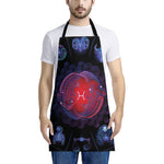 Pisces And Astrological Signs Print Apron