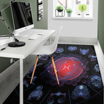 Pisces And Astrological Signs Print Area Rug