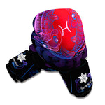 Pisces And Astrological Signs Print Boxing Gloves