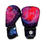 Pisces And Astrological Signs Print Boxing Gloves