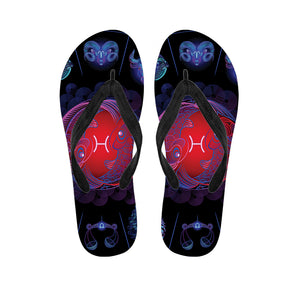 Pisces And Astrological Signs Print Flip Flops