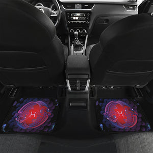 Pisces And Astrological Signs Print Front and Back Car Floor Mats