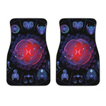 Pisces And Astrological Signs Print Front Car Floor Mats