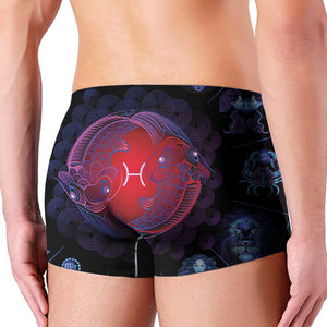 Pisces And Astrological Signs Print Men's Boxer Briefs