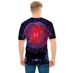 Pisces And Astrological Signs Print Men's T-Shirt