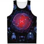 Pisces And Astrological Signs Print Men's Tank Top