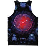 Pisces And Astrological Signs Print Men's Tank Top