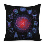 Pisces And Astrological Signs Print Pillow Cover