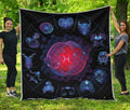 Pisces And Astrological Signs Print Quilt