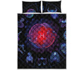 Pisces And Astrological Signs Print Quilt Bed Set