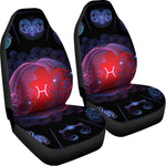Pisces And Astrological Signs Print Universal Fit Car Seat Covers
