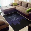 Pisces Constellation Print Floor Mat
