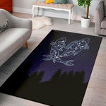 Pisces Constellation Print Area Rug