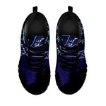 Pisces Constellation Print Black Sneakers