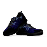 Pisces Constellation Print Black Sneakers