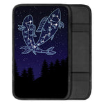 Pisces Constellation Print Car Center Console Cover