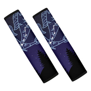 Pisces Constellation Print Car Seat Belt Covers