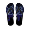 Pisces Constellation Print Flip Flops