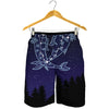 Pisces Constellation Print Men's Shorts