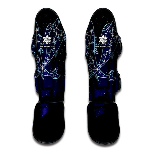 Pisces Constellation Print Muay Thai Shin Guard