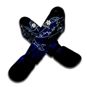 Pisces Constellation Print Muay Thai Shin Guard