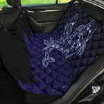 Pisces Constellation Print Pet Car Back Seat Cover
