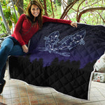 Pisces Constellation Print Quilt