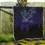 Pisces Constellation Print Quilt