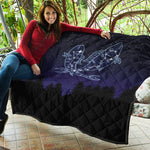 Pisces Constellation Print Quilt