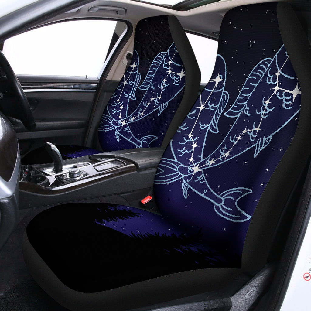 Pisces Constellation Print Universal Fit Car Seat Covers