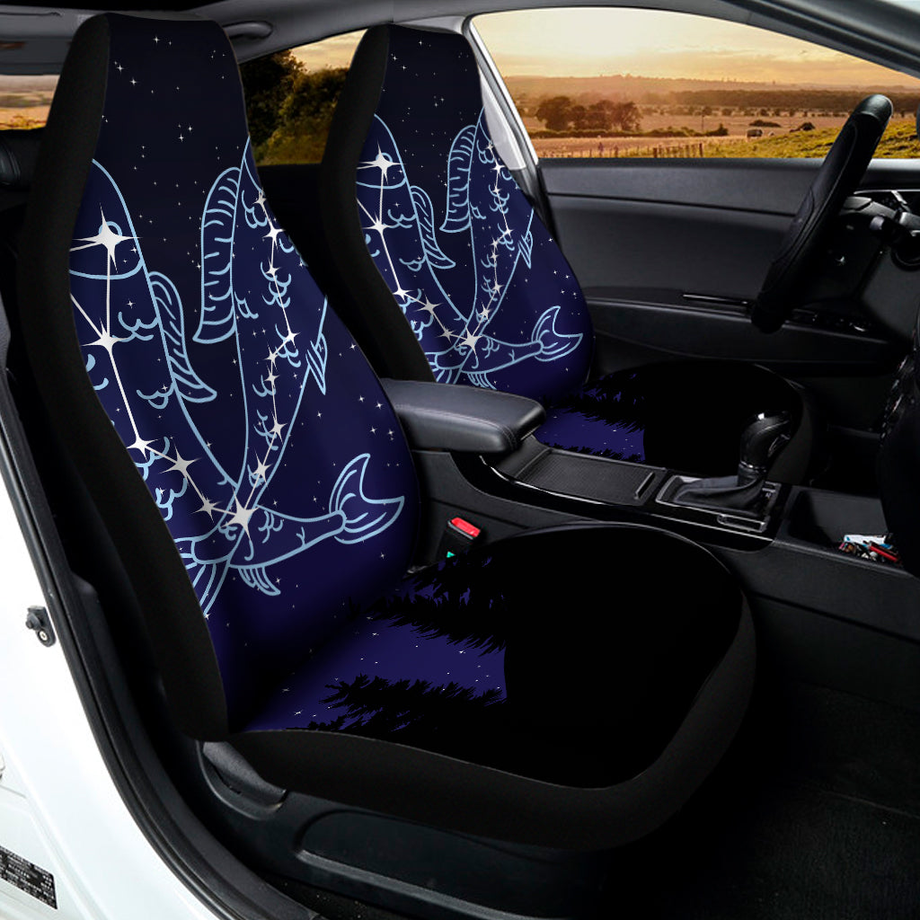 Pisces Constellation Print Universal Fit Car Seat Covers