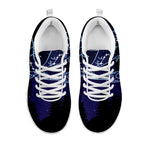 Pisces Constellation Print White Sneakers