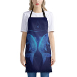 Pisces Horoscope Sign Print Apron