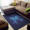 Pisces Horoscope Sign Print Area Rug